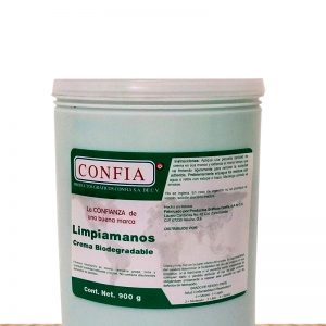 Crema limpia manos biodegradable